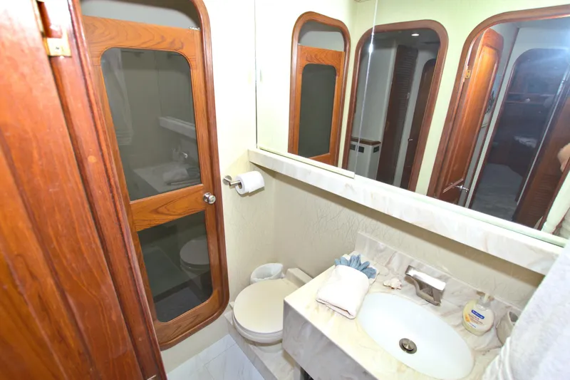 Slide: The Image of Viking 63 Cockpit Motor Yacht 1988 - 59