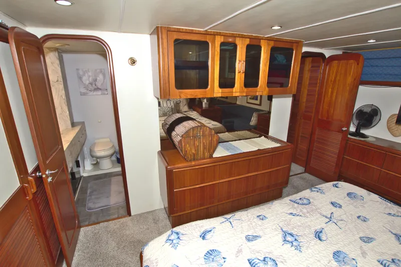 Slide: The Image of Viking 63 Cockpit Motor Yacht 1988 - 84