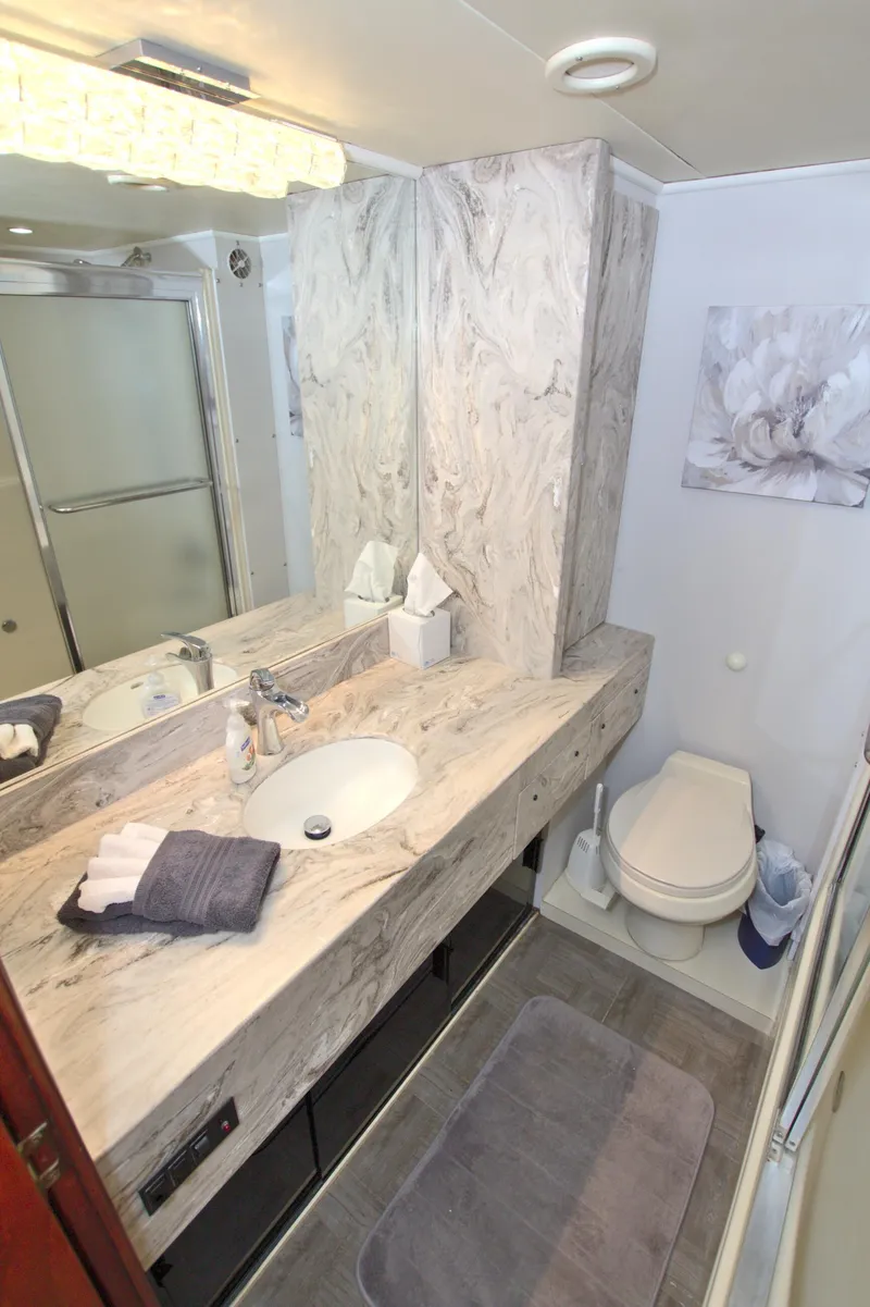 Slide: The Image of Viking 63 Cockpit Motor Yacht 1988 - 85