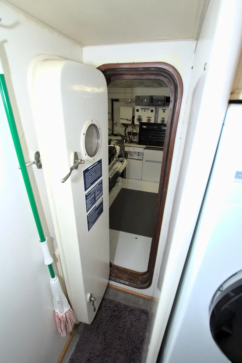 Slide: The Image of Viking 63 Cockpit Motor Yacht 1988 - 93