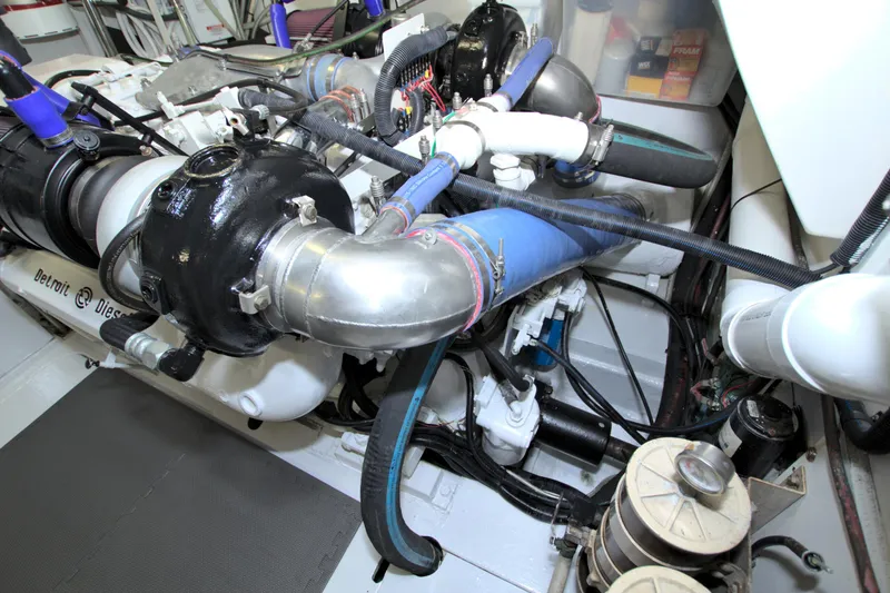 Slide: The Image of Viking 63 Cockpit Motor Yacht 1988 - 97