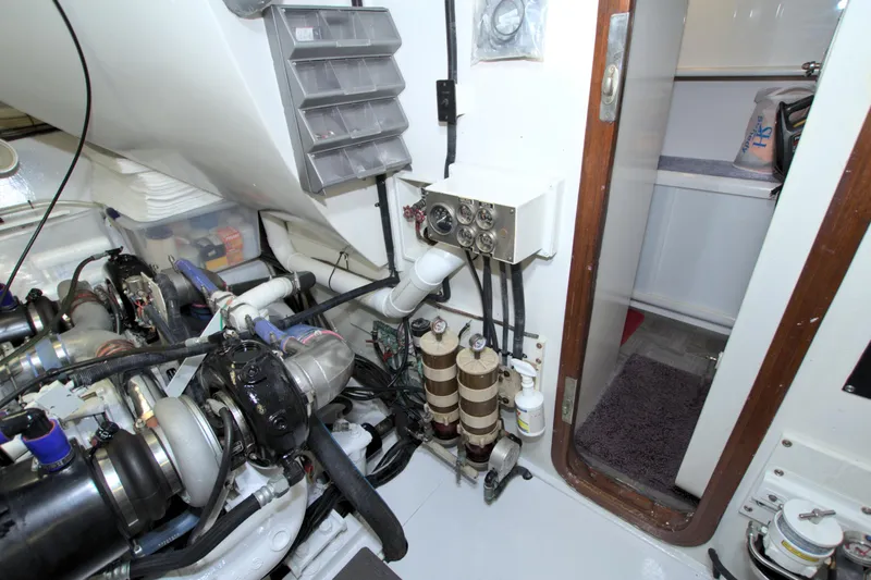 Slide: The Image of Viking 63 Cockpit Motor Yacht 1988 - 98