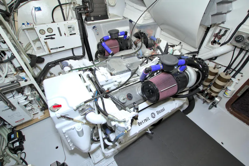 Slide: The Image of Viking 63 Cockpit Motor Yacht 1988 - 99