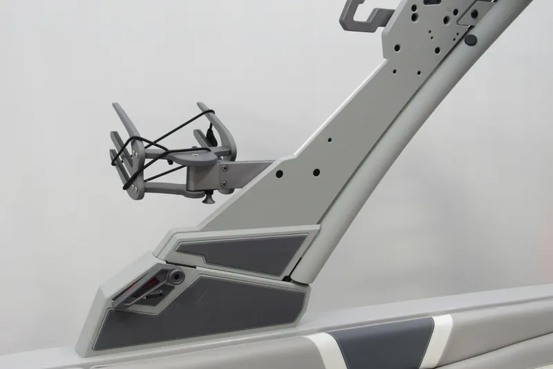 Slide: The Image of 2026 Malibu Wakesetter 21 LX boat tower detail with sleek design and integrated features. - 12