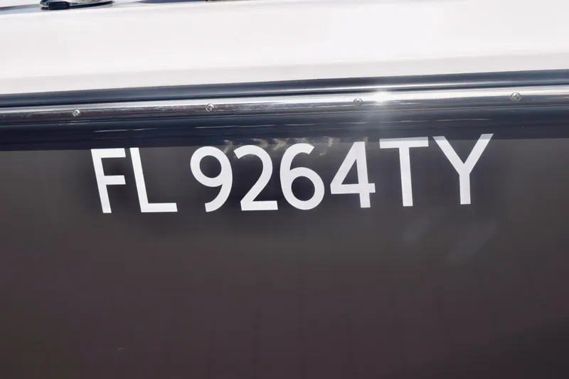 Slide: The Image of 2025 Monterey 275SS Super Sport boat with registration FL 9264TY. - 9