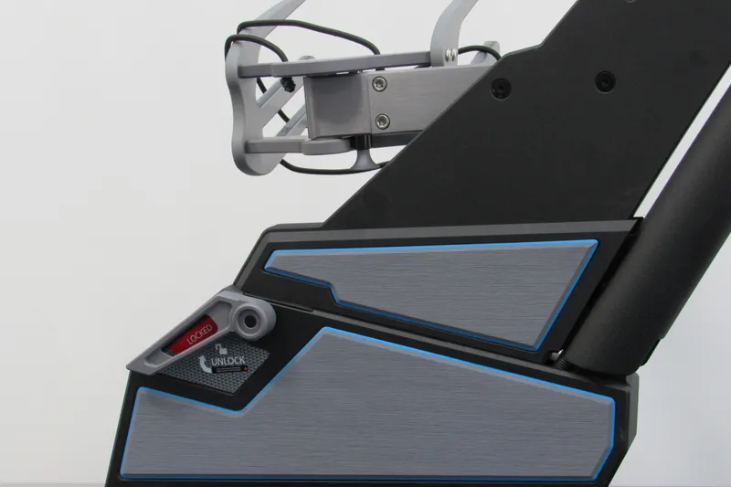 Slide: The Image of 2026 Malibu Wakesetter 22 MXZ boat component with sleek design and locking mechanism. - 11