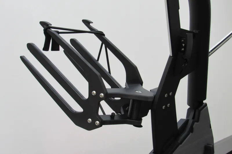 Slide: The Image of Axis A200 bike rack, 2026 model, featuring a sleek black design and sturdy construction. - 13