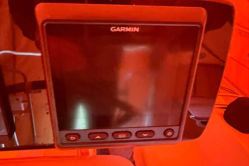 Slide: The Image of Garmin navigation display on a 2006 Catalina 36 MkII sailboat. - 24