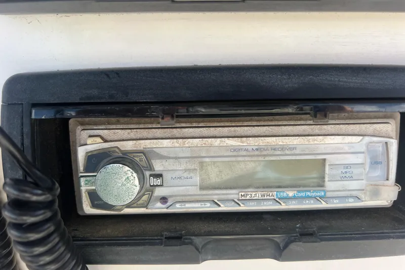 Slide: The Image of 2007 NauticStar 2000 Offshore boat stereo system, Dual MXD644 model, with USB and SD card playback. - 17