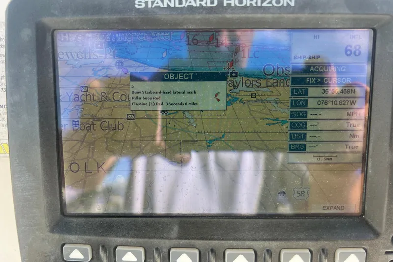 Slide: The Image of Standard Horizon GPS display on a 2007 NauticStar 2000 Offshore boat. - 19