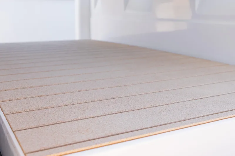 Slide: The Image of Deck of 2025 Intrepid 41 Panacea boat, featuring sleek, modern design. - 35