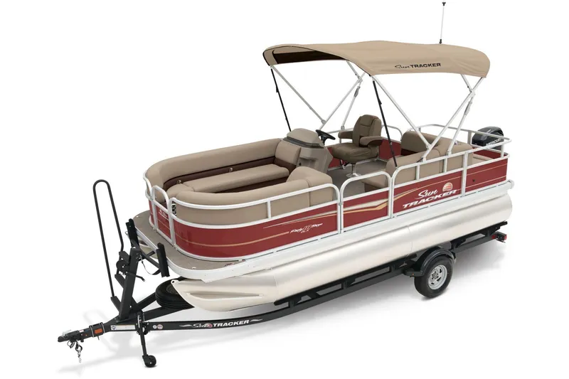 Slide: The Image of Sun Tracker Party Barge 18 DLX 2024 - 2