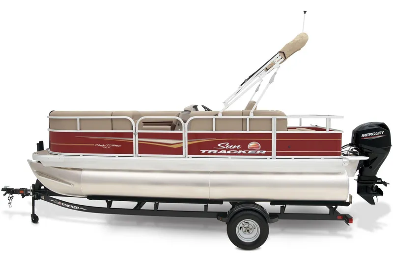 Slide: The Image of Sun Tracker Party Barge 18 DLX 2024 - 4