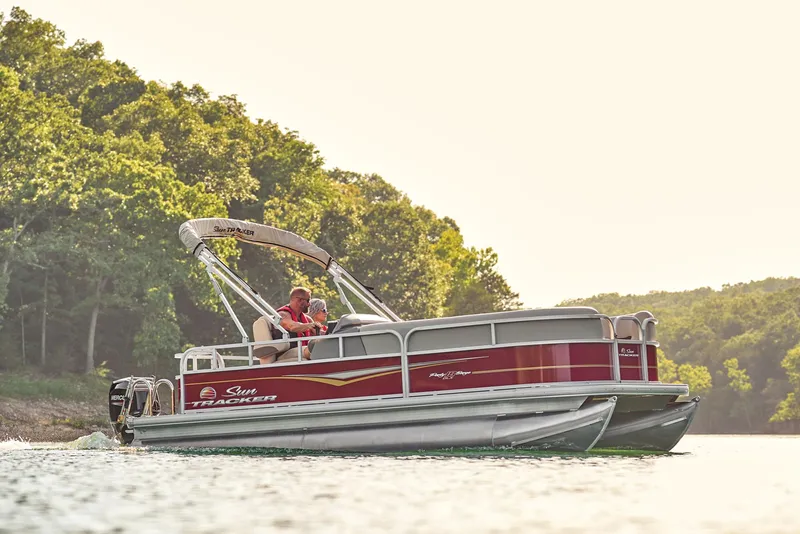 Slide: The Image of Sun Tracker Party Barge 18 DLX 2024 - 43