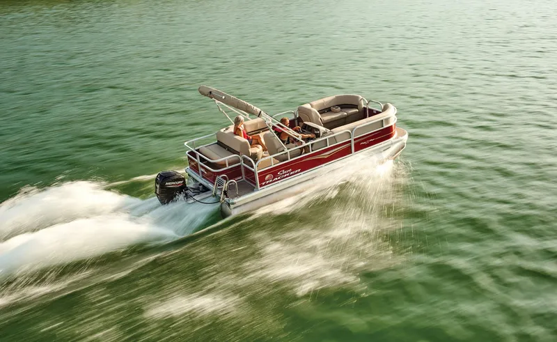 Slide: The Image of Sun Tracker Party Barge 18 DLX 2024 - 45