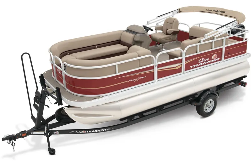 Slide: The Image of Sun Tracker Party Barge 18 DLX 2024 - 14