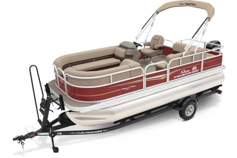 Slide: The Image of Sun Tracker Party Barge 18 DLX 2024 - 15