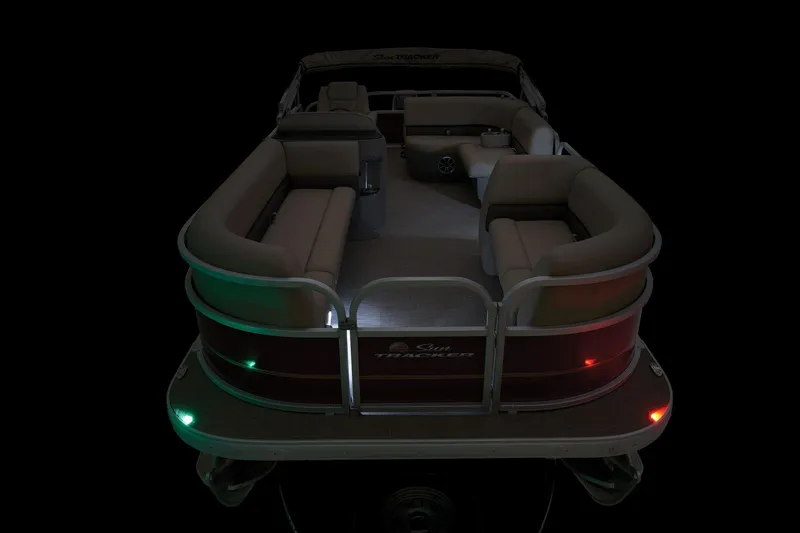 Slide: The Image of Sun Tracker Party Barge 18 DLX 2024 - 24