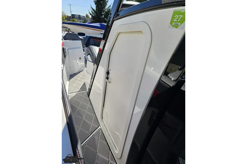 Slide: The Image of 2020 Sunsation 32 CCX boat interior with sleek design and modern features. - 114