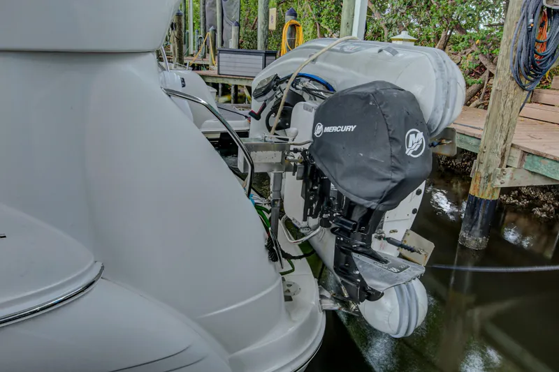 Slide: The Image of Shower area in 2006 Sea Ray 40 Motor Yacht with grab bar and seat. - 49