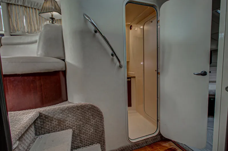 Slide: The Image of Engine component of 2006 Sea Ray 40 Motor Yacht with filter and handwritten notes. - 53