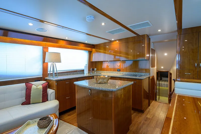 Slide: The Image of Hatteras 54 Sea Nyle - Galley - 37