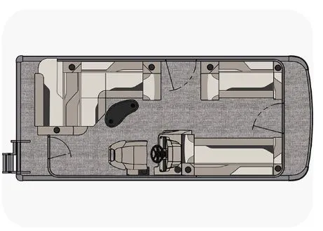 Slide: The Image of Avalon 19' VENTURE CRUISE REAR BENCH 2026 - 2