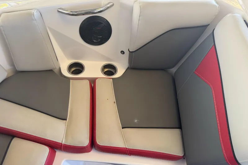 Slide: The Image of 2023 Supreme ZS212 boat interior with sleek design and modern features. - 27