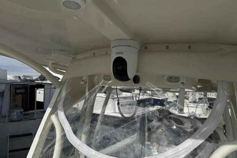 Slide: The Image of Security camera installed on 2021 Sailfish 290 CC boat interior. - 7