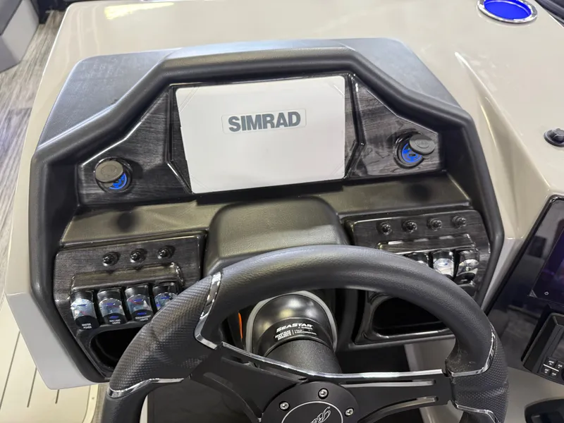 Slide: The Image of Bentley Pontoons Elite 200HP 223 Swingback Tritoon 2026 - 13