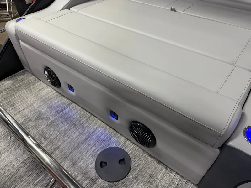 Slide: The Image of Bentley Pontoons Elite 200HP 223 Swingback Tritoon 2026 - 25