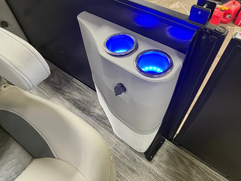 Slide: The Image of Bentley Pontoons Elite 200HP 223 Swingback Tritoon 2026 - 28