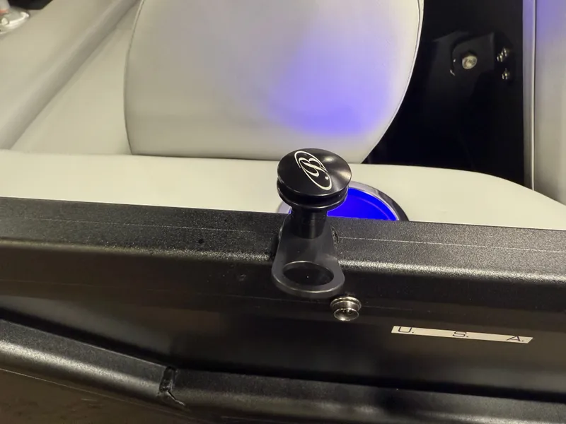 Slide: The Image of Bentley Pontoons Elite 200HP 223 Swingback Tritoon 2026 - 45