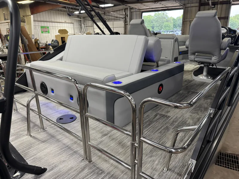 Slide: The Image of Bentley Pontoons Elite 200HP 223 Swingback Tritoon 2026 - 51