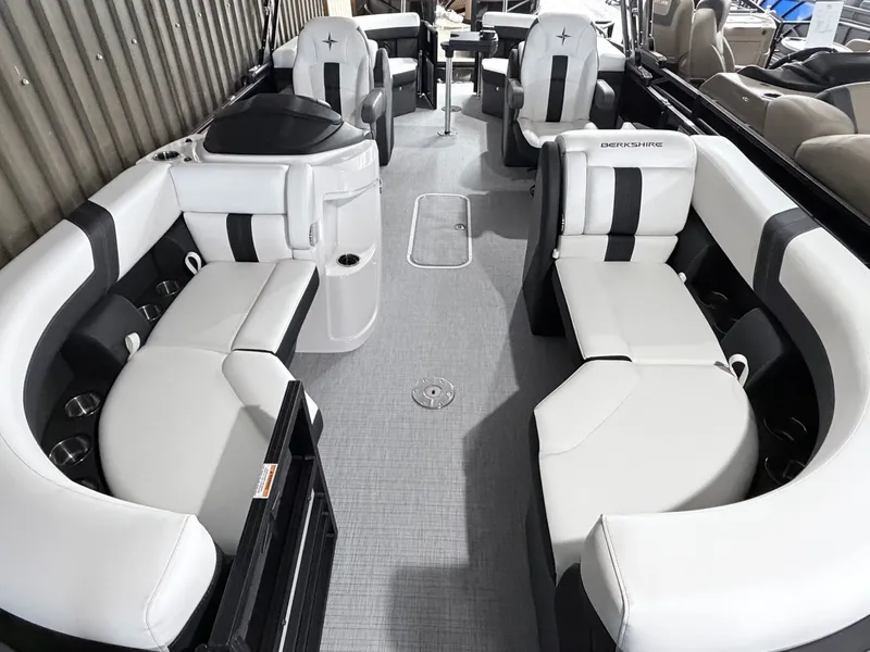 Slide: The Image of Interior of 2026 Berkshire CTS Series 22RFX CTS pontoon boat. - 14