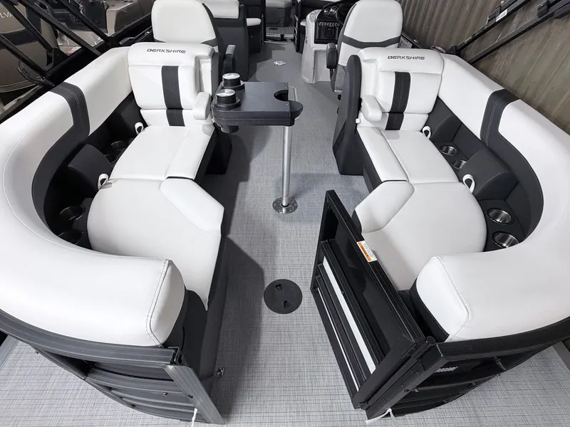 Slide: The Image of Interior of Berkshire CTS Series 22RFX CTS pontoon boat, 2026 model. - 16
