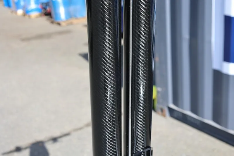 Slide: The Image of Close-up of carbon fiber detail on 2022 Kawasaki Jetski SX-R. - 12