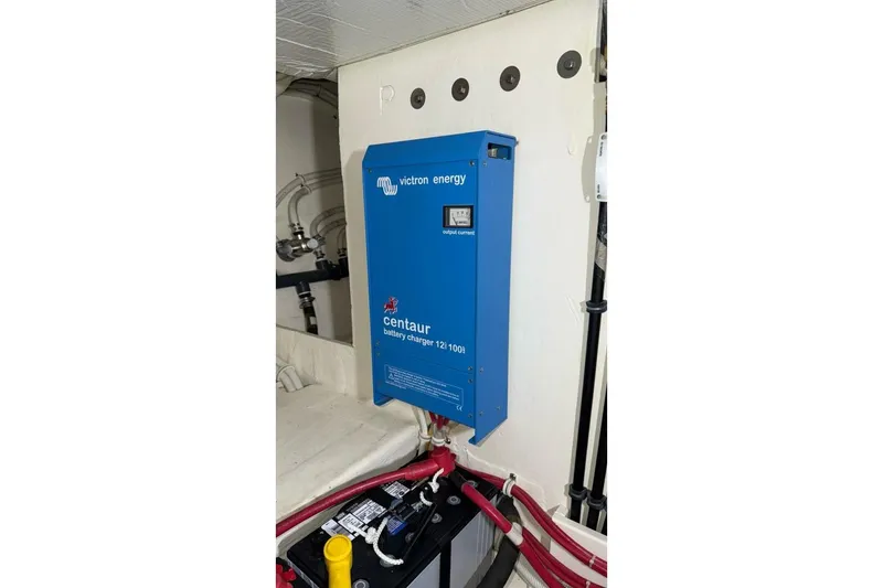 Slide: The Image of Victron Energy Centaur battery charger in 2018 Tiara Yachts C44 Coupe. - 29