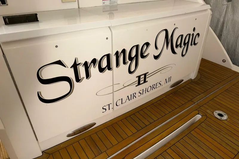 Slide: The Image of 2018 Tiara Yachts C44 Coupe named "Strange Magic" in St. Clair Shores, MI. - 5