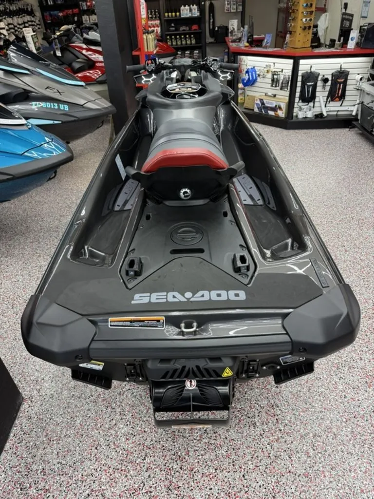 Slide: The Image of 2026 Sea-Doo GTR™-X 300 iBR displayed in showroom. - 7