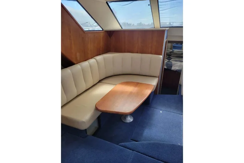 Slide: The Image of Anchor chain mechanism on 1999 Silverton 392 Motor Yacht deck. - 11