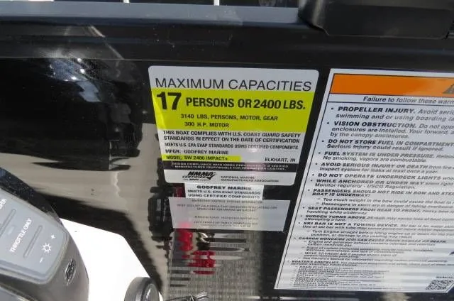 Slide: The Image of Godfrey Sweetwater 2486 DT w/ iMPACT Plus Tritoon Package 2023 - 14