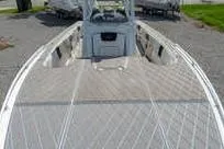 Slide: The Image of 2007 Fountain 38 Tournament Edition boat, view of deck and seating area. - 12