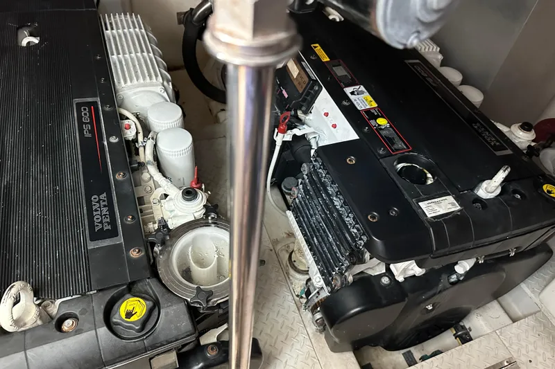 Slide: The Image of Engine room of 2011 Cruisers Yachts 540 Sports Coupe with Volvo Penta IPS 600 engines. - 36