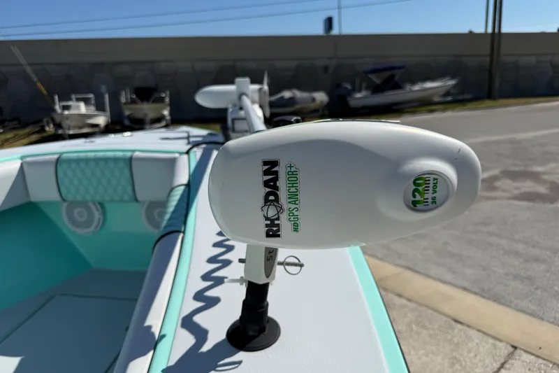 Slide: The Image of 2018 Latitude Tournament Boats Competitor 25 with Rhodan GPS Anchor system. - 10
