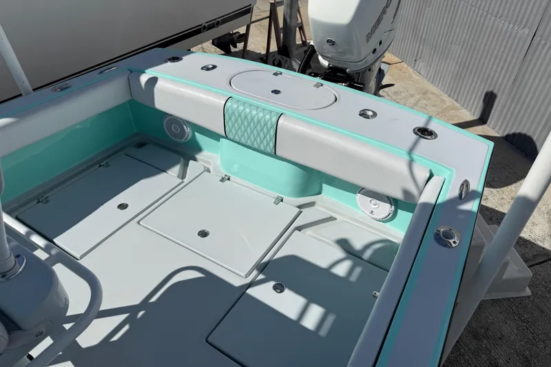 Slide: The Image of 2018 Latitude Tournament Boats Competitor 25, featuring a spacious deck and modern design. - 17