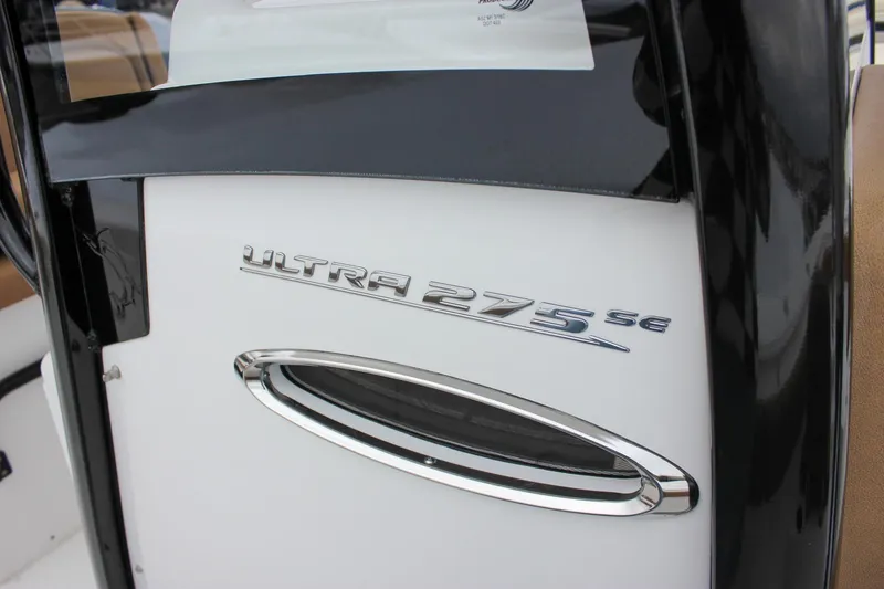 Slide: The Image of 2020 Sea Hunt Ultra 275 SE boat emblem and design detail. - 31