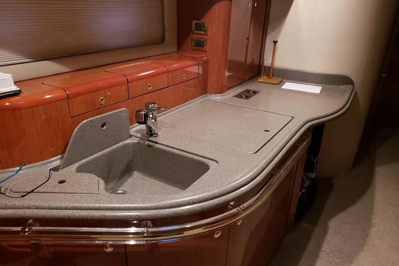Slide: The Image of Luxurious kitchen area in a 1998 Sea Ray 540 Sundancer yacht. - 20