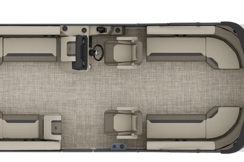 Slide: The Image of 2026 Premier 200 Sunscape RF boat interior layout, featuring spacious seating and helm station. - 2