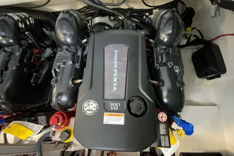 Slide: The Image of Volvo Penta 380 V8 engine in 2026 Cobalt R35 boat. - 20